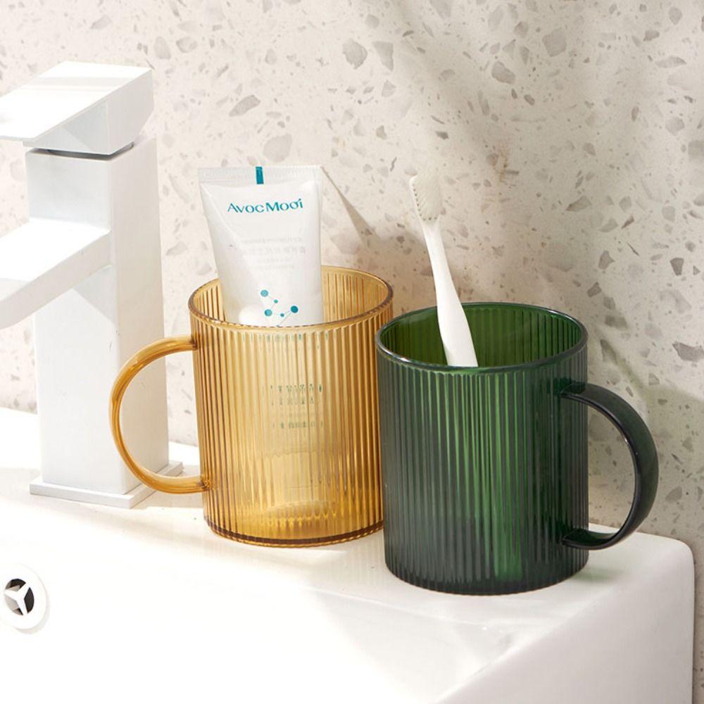 

Translucent Mouthwash Cup Anti Shattering Water Cup Luxury Toothbrush Cup Hotel