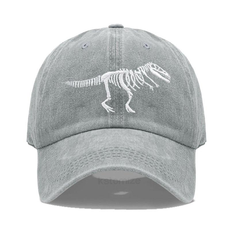 

Cotton Baseball Cap for Men Women Unisex Embroidery Dinosaur Tyrannosaurus Rex Dad Hat Protection Outdoor Sports Golf Caps