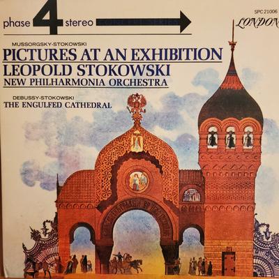 LP Record MODEST MUSSORGSKY, NEW PHILHARMONIA - Pictures At An Exhibition SPC21006 LONDON 1965 US Classical Used