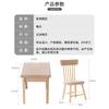Miniature Model Mini Oak Dining Table Chairs Table Table Food Play Dollhouse Accessories Diy