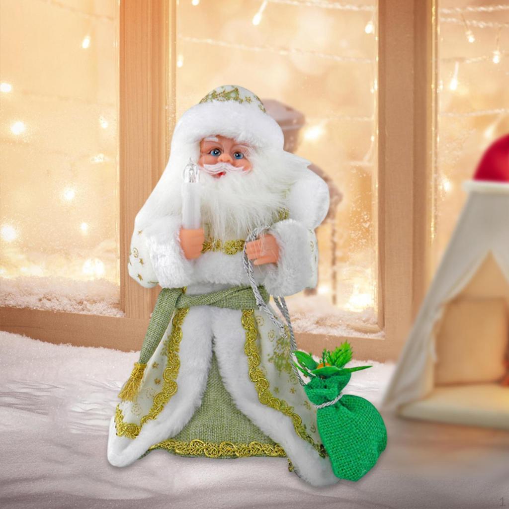 30cm Santa Doll with Music And Dance for Holiday Home Decor