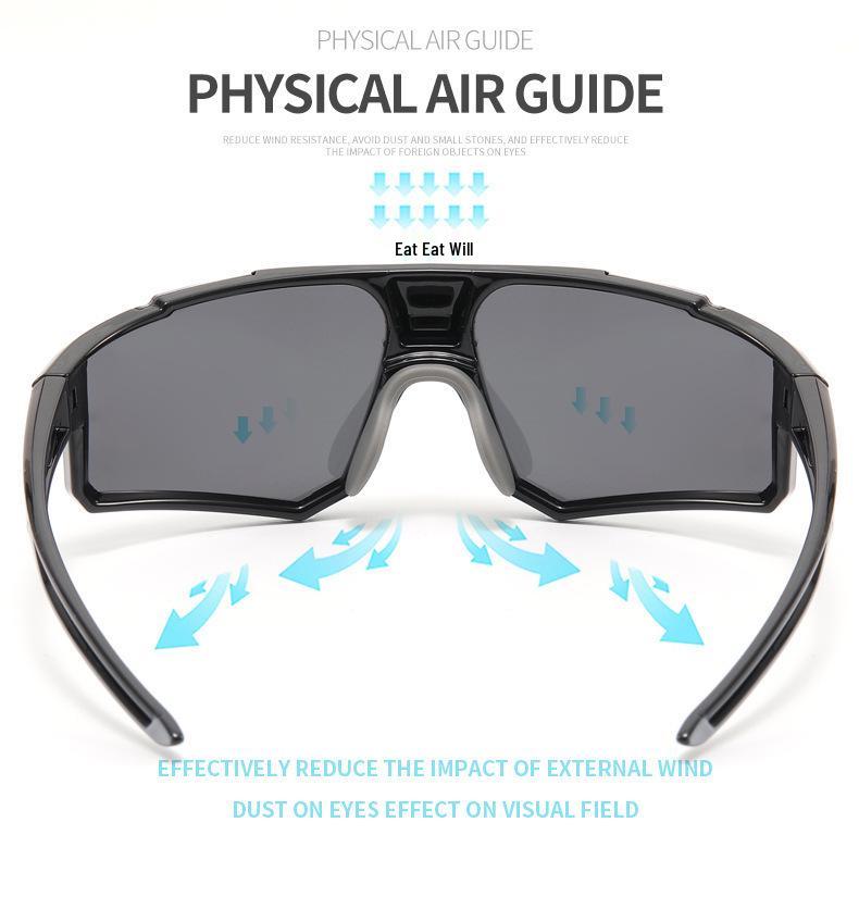 TR90 Polarisierte Sport-Sonnenbrille für Radfahren & Laufen mit UV-Schutz