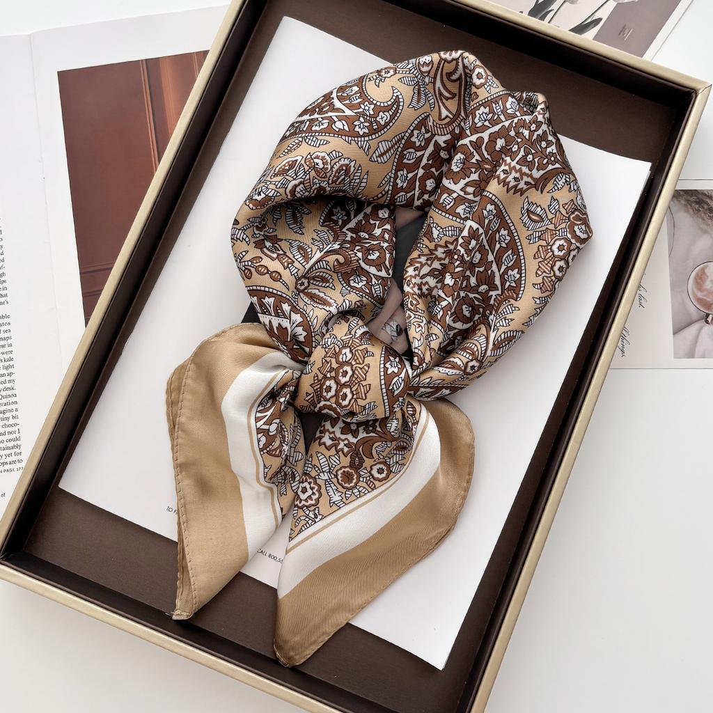 1pc 70*70cm Luxury Square Scarf Women New Beach Bandana Hair Headband Fashion Lady Shawl Wrap Female Neckerchief Hijab