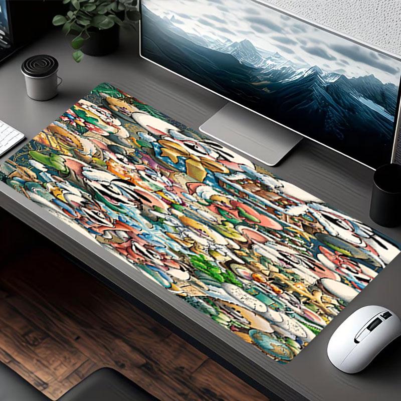 Diddl Print Mouse Pad, for Keyboard Pad Laptop PC Mat for Office Home Use, Desk Decor, Perfect Birthday Gift for Gamers