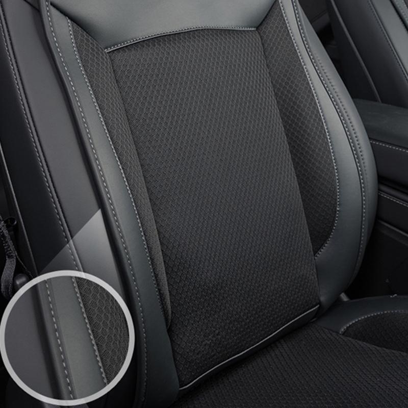 For Tesla Model 3Y Ventilated Heated Seat Cushion Summer Cooling Winter Heating Seat Backrest Ventilated Mad Automotive Interior