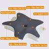 Memory Foam Pillow Cervical Orthopedic Pillow 2 in 1 Ergonomic Contour Orthopedic Pillow for Neck Pain SMZT003