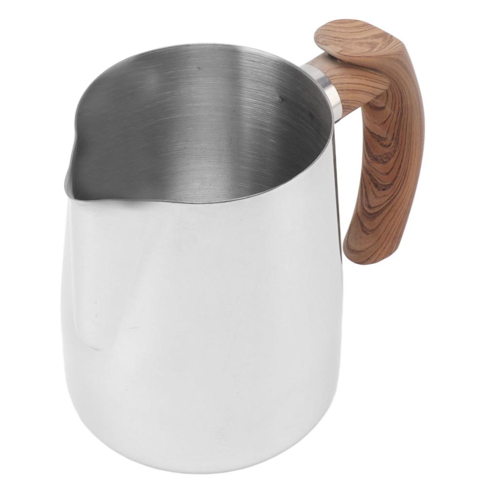 Dripless Spout Stainless Steel Frothing Cup Coffee Steaming Pitcher  Cappuccino Making