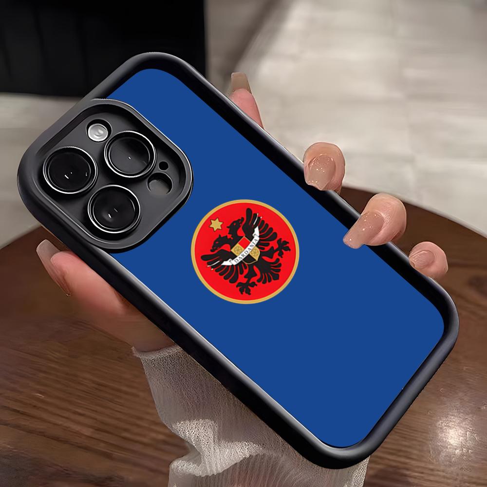 

Albania Albanians Flag Phone Case For IPhone 17 Pro Max 15 Pro 16 14 Plus 12 13 Mini 11 Pro Shockproof Soft Cover iPhone 11