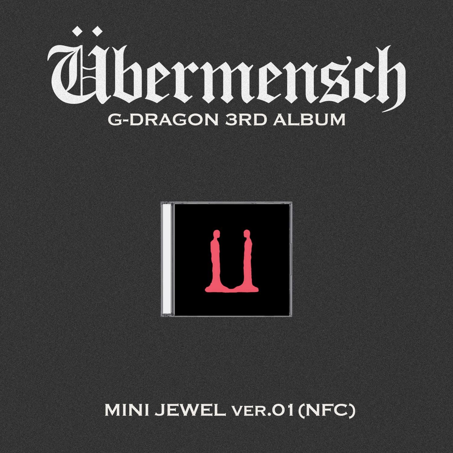 

G-DRAGON 3RD ALBUM [Übermensch] MINI JEWEL ver.1 (NFC) (Korean Edition) *This is a digital album and does not include a CD (app required)