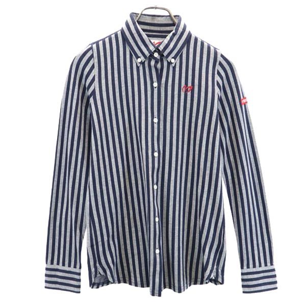 

MASTER BUNNY EDITION made in Japan Striped Pattern Long sleeve Button down shirt Women Used