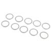 10PCS M20 Aluminum Oil Crush Washers/Drain Plug Gaskets Compatible with 11126- AA000, Silver