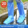 Lange regenfeste Einweg-Schuhüberzüge: Dick, tragbar und ideal für Outdoor-Aktivitäten und Rafting