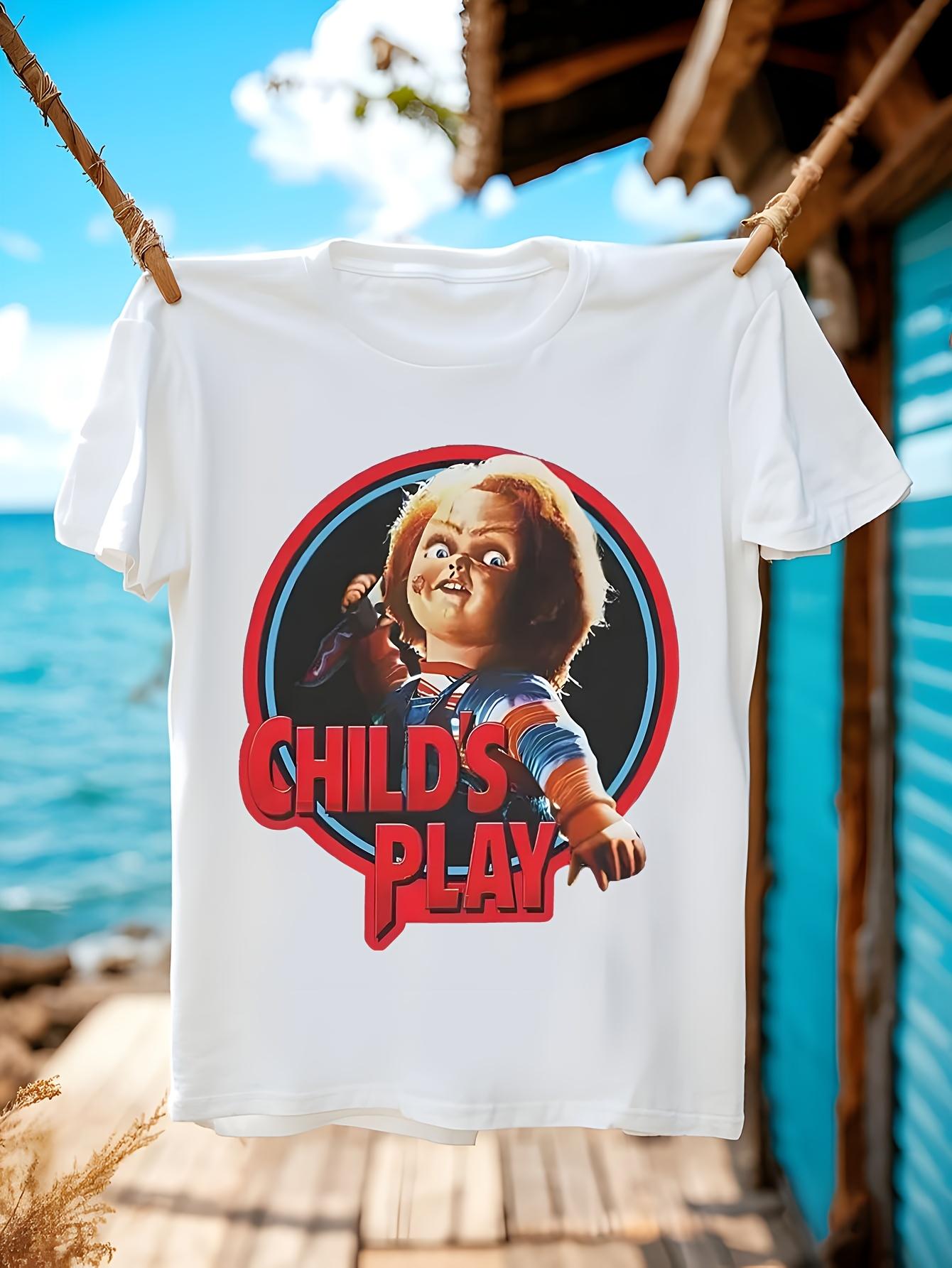 Vintage Horror Chucky Youngsters S Play Graphic Tshirt Bl... XXXXL