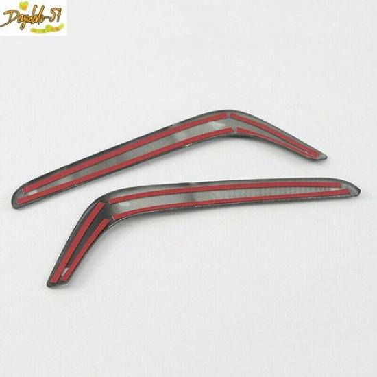 For Honda CRV CR-V 2017-  Carbon Fiber Front Fog Light Lamp Eyebrow Trim New