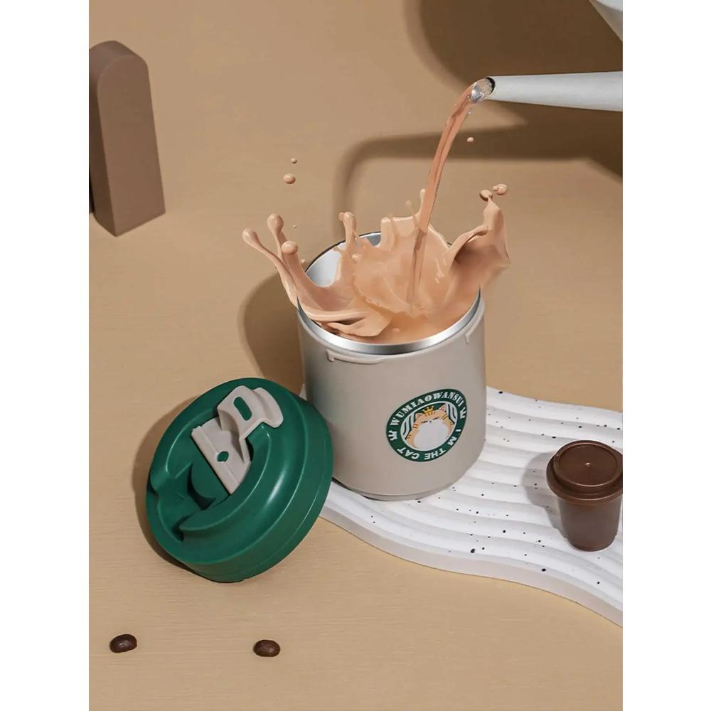 Insulated Coffee Cup 304 Stainless Steel Leak-proof Milk Coffee Mug Portable Anti Scalding Tumbler Thermos Water Cups