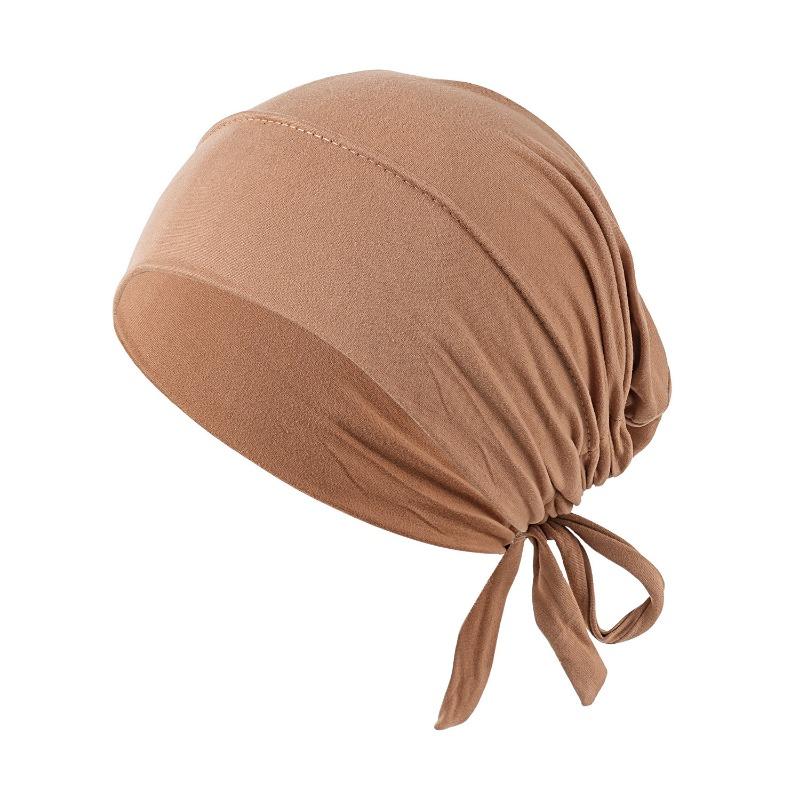 Eid Al-Fitr Ultra-Soft Stretch Fabric Muslim Headscarf Cap, Ethnic Style Turban, Headscarf Hat. Comfortable Fit Without Being Tight, Can Be Paired
