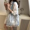 Elegant Flower Handbag Shoulder Bag High Capacity  Delicate Bag Versatile Trend Women Commuter Armpit Bag Fresh Style