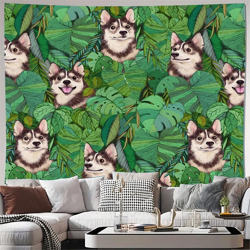 

Botanical Tapestry Wall Hanging Nature Leafy Forest Greenery Home Decor Room Divider Backdrop Vintage Aesthetic Wall Art 74x94cm(29x37in)