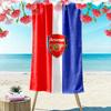 Football Club Beach Towel, Lightweight Beach Towel, Tropical Style, Ideal Holiday Gift For Family
