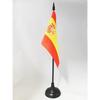 Drapeau De Table - AZ FLAG - Espagne - 15x10cm - Polyester - Socle En Plastique Noir