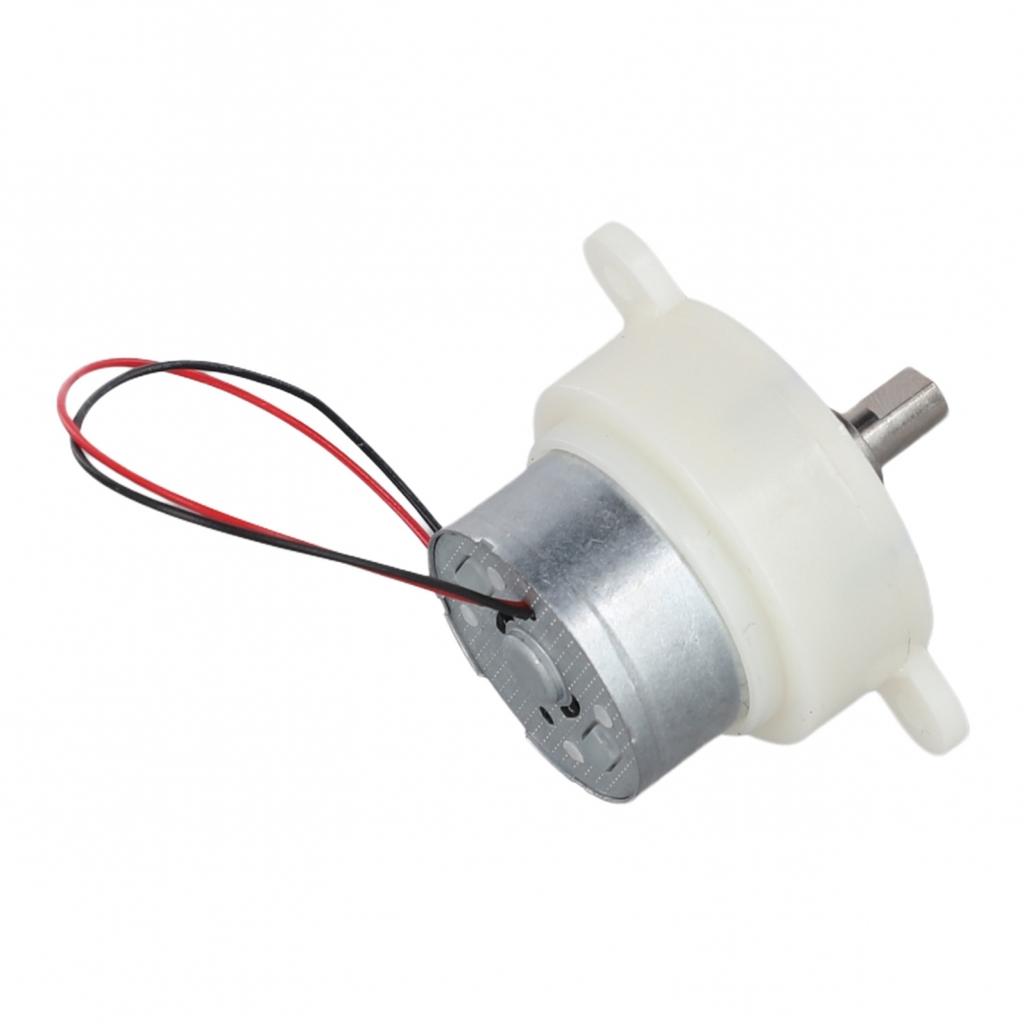Type DC V Plastic Gear Motor Double Flat Tapping Hole