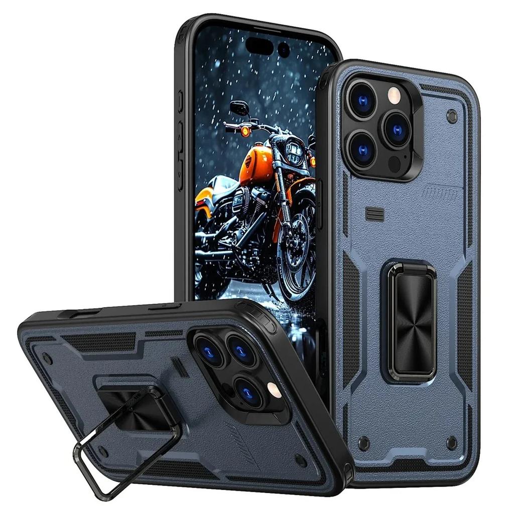 Magnetic Kickstand Case For Redmi Note 14 13 12 14C 13C 12C 11A 13R Xiaomi 14T POCO M6 X6 Pro 4G 5G Shockproof Armor Phone Cover