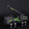 Zinc Zinc Alloy Diecast Crane Truck Toys Simulation Vehicle Excavator Engineering Car Model  Xmas Gifts