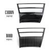 Car Tuning Carbon Fiber ABS Air conditioning Switch Adjustment Frame Cover Trim Accessories For Genesis G80 DH 2015-2020 LHD