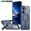 KEYSION Hülle mit Hohlraum zur Wärmeableitung und Magnetfunktion für Xiaomi POCO X7 Pro 5G Kühlständer Stoßfeste Handyhülle für Redmi Turbo 4