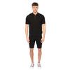 Duck and Cover Mens Danvers Knitted Quarter Zip Polo Shirt