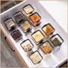 Transparent Plastic Sealed Canister Home Food Storage Container Grain, Nuts, and Spice Storage Jar