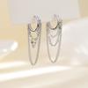Hypoallergenic Chain Earrings Tassel Dangle Drop Earrings Fashion Hoop Earrings  Daily Wear