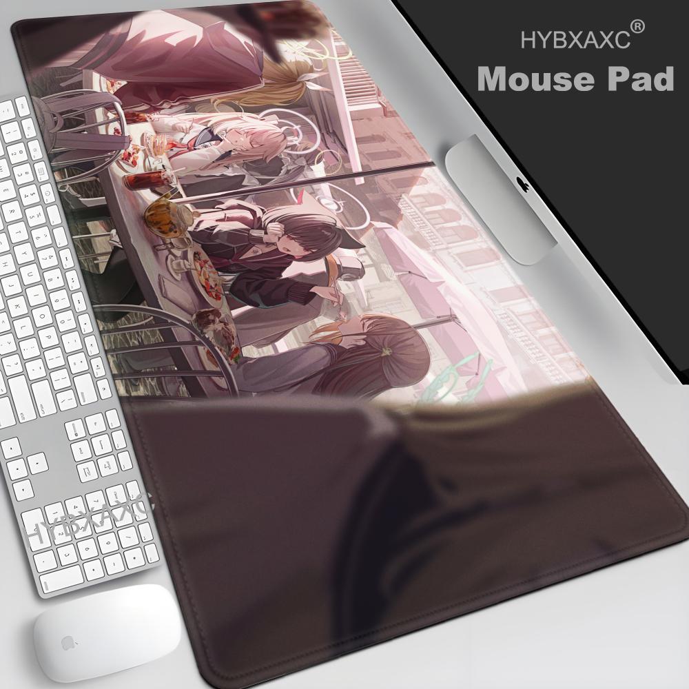 Mouse Pad NonSlip Rubber Edge locking mousepads Game play mats Game Blue Archive Cute Takanashi Hoshino for notebook PCcomputer