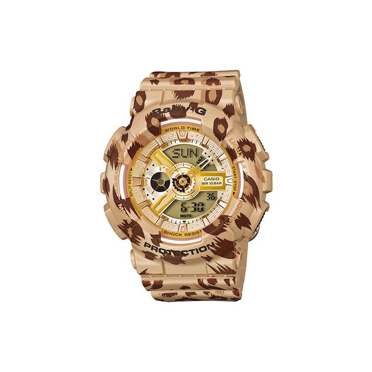 CASIO BABY G Quartz Movement Resin Strap Watch Women s Watch Multicolor Watch Dial BA-110LP-9A Leopard print strap