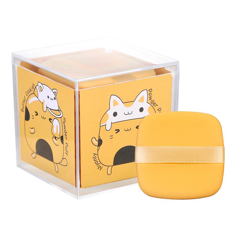 Butter Biscuit Air Cushion Wet & Dry Makeup Sponge Puff - Dual-Use Beauty Tool.
