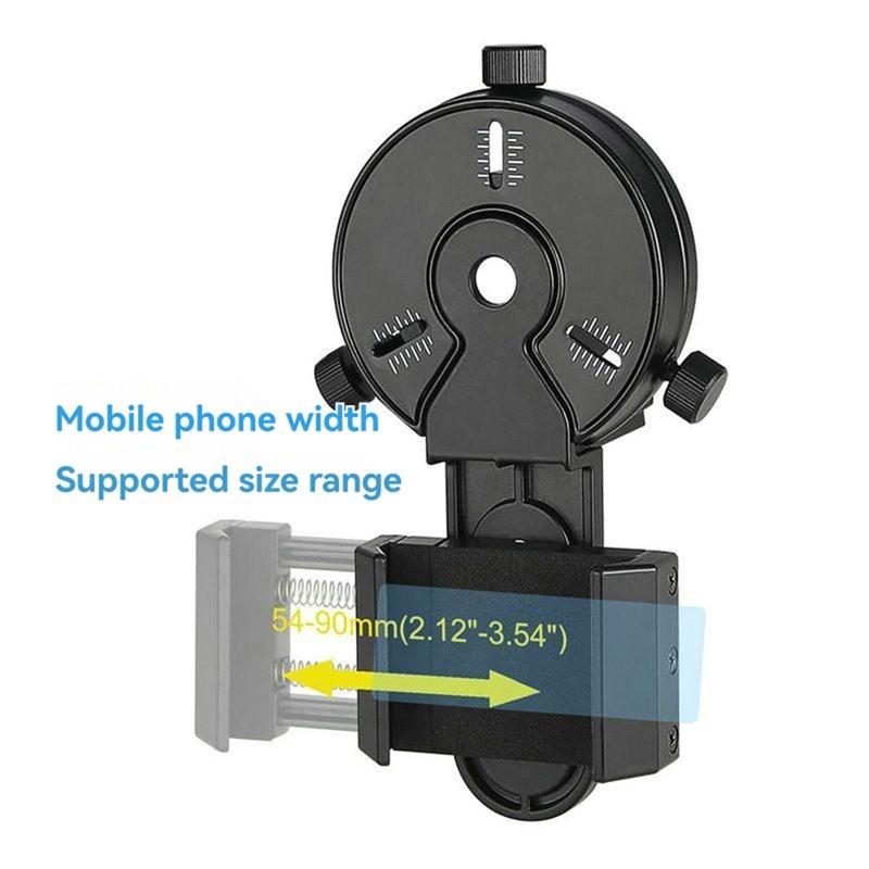 A72U Phone Holder For Telescope Monocular Phone Mount Universal Multifunction Clip Spyglass Accessories