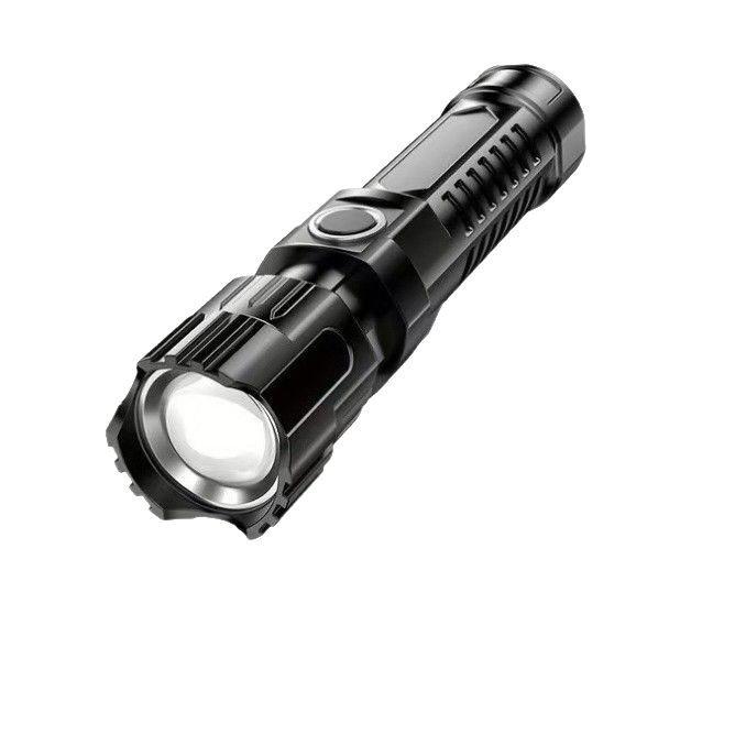 High-Performance Portable Flashlight: Outdoor Telescopic Focus, Small Steel Cannon Design