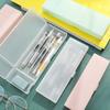 Pencil Cases Pens Storage School Office Simple Storage Organizer Plastic Creative Pencil Box Student Stationery Supplies