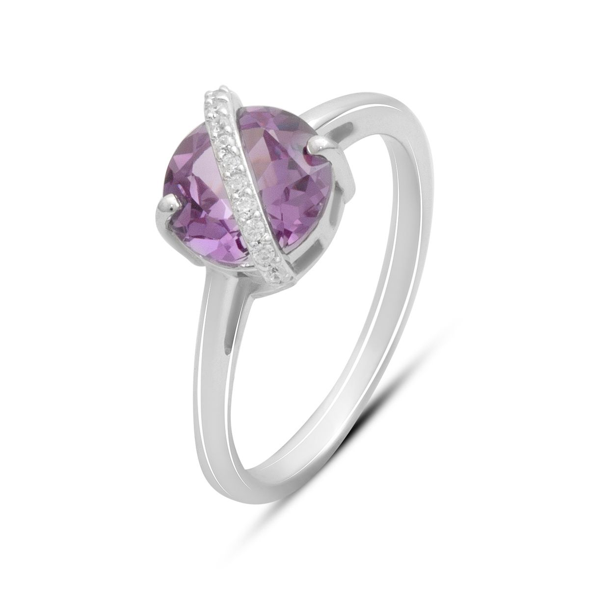 

Серебряное кольцо с александритом 2.416ct, вес изделия 2,56 гр (2180197) 17.5