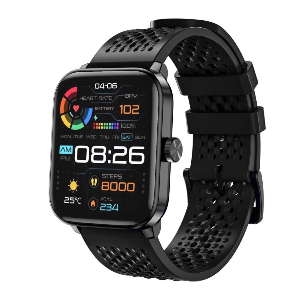 Rainbuvvy F19 GPS Smart Sports Watch 1.85inches Screen IP68 Waterproof 280mAh Android OS Smart Bracelet for Men and Women