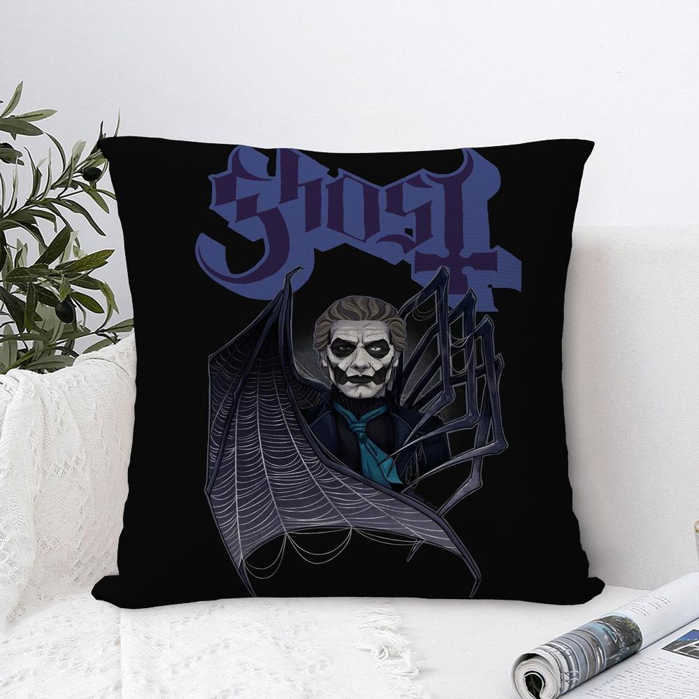 

S-Swedish R-Rock-Band-Ghost Pillow Case Plush Fabric Soft Pillowcase Double Sided Print Cushion Cover Household Gifts 16x16Inch