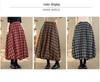 2025 Autumn/Winter High Waist Slimming Plaid Skirt - Mid-Length Japanese Style