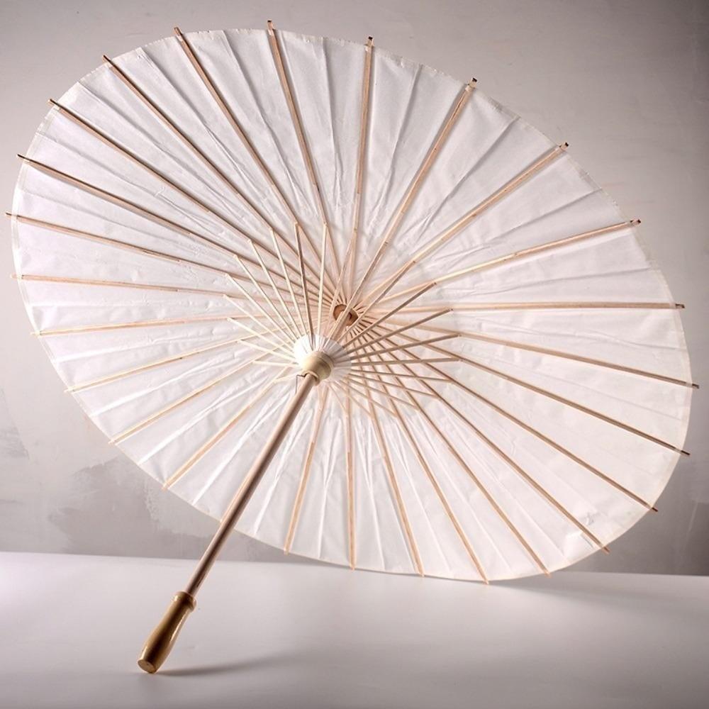DIY Painting Paper Umbrella Kids Blank Paper Umbrella Vintage Handmade Paper Umbrella  Dance Prop