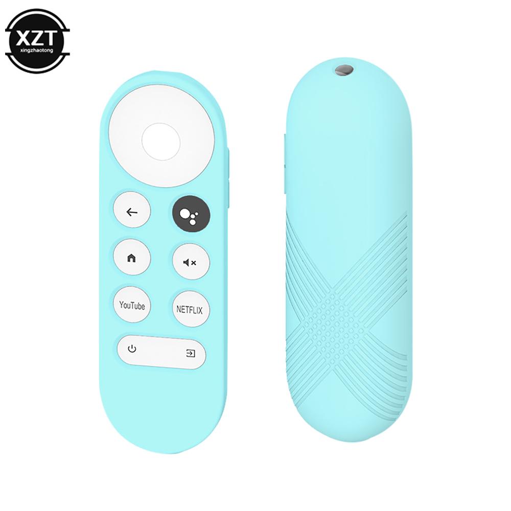 NEWEST Non-slip Soft Silicone Case For Chromecast Remote Control Protective Cover Shell for Google TV 2020 Voice Remote Control