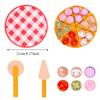 Interactive Pizza Pretend Play Toy Early Education Cookie Play Food Set  House Kitchen Toys