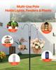 Double Shepherds Hook 8 Pack 1950mm Heavy Duty Bird Feeder Pole