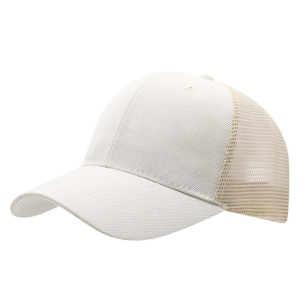 Unisex Summer Breathable Six-Panel Mesh Baseball Cap with Custom Logo for Outdoor Sports