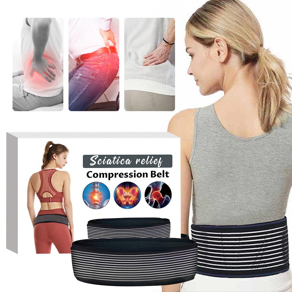 113cm Pelvic Support Belt Breathable Lumbar Vertebra Ache Corrective Band Pain Relief Anti-Slip for Pelvic Bone Correct