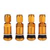 VODOOL 4pcs Universal Car Tubeless Aluminum Alloy Air Bicycle Tire Valve Stems Caps Tyre Wheel Round Cover Auto Accessories