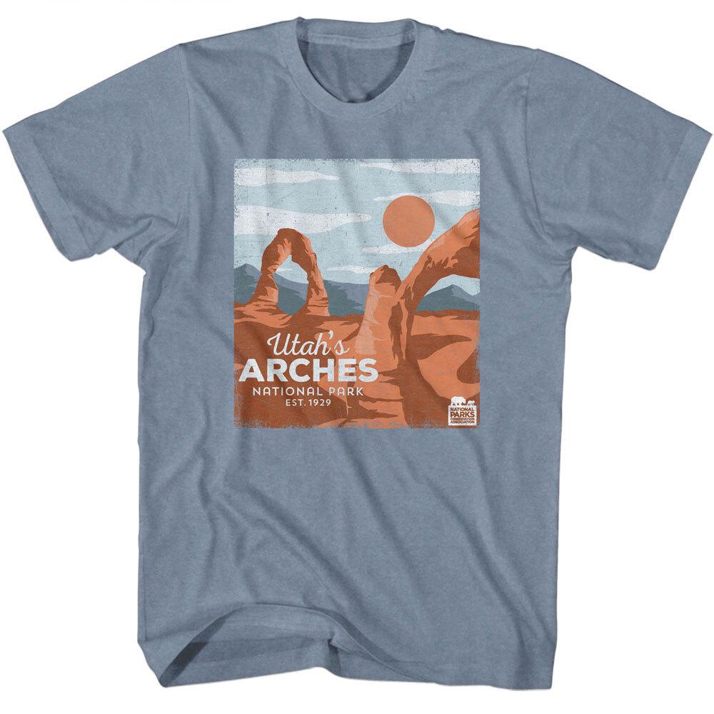 United States Natural Sandstone Arches EST 1929 Utah National Park Men T Shirt XL